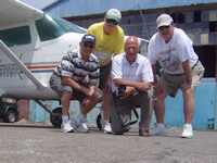 pilot and friends