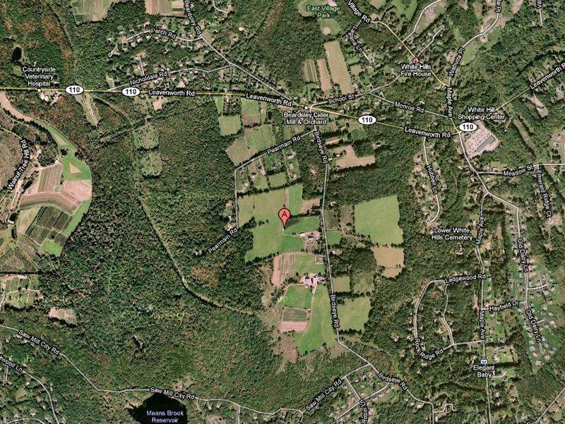 google map of field